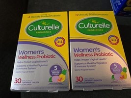 2 Probiotics, Women&#39;s Wellness Probiotic, Mixed Fruit, 30 Chewable Tablets (O8) - £23.33 GBP