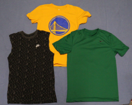 Lot of 4 Nike Dri Fit Men&#39;s Size Small The Nike Tee Graphic T-Shirt Golden State - £13.46 GBP