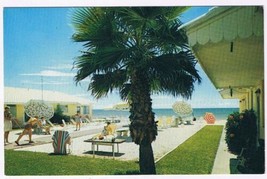 Postcard Silver Sands Apartment Motel Indian Rocks Beach Florida - £3.12 GBP