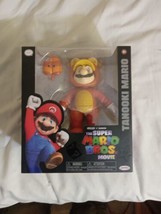 Super Mario Bros Movie 5&quot; Tanooki Mario Jakks Pacific Official Nintendo NEW - £20.61 GBP