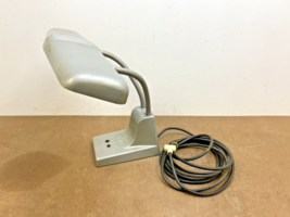 Vintage GOOSENECK DESK LAMP industrial adjustable mid century modern Dazor metal - $29.99