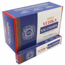 Orkay Vedika Nag Champa Premium Masala Agarbatti Incense Sticks- 15X12 Packet - £17.45 GBP