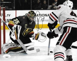 Oscar Dansk Autographed Vegas Golden Knights 8x10 Photo JSA COA NHL Signed VGK - £33.41 GBP