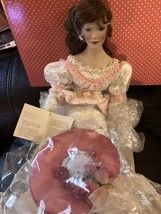 Paradise Galleries Mother And Baby Carriage Porcelain Dolls, New In Box - $95.00