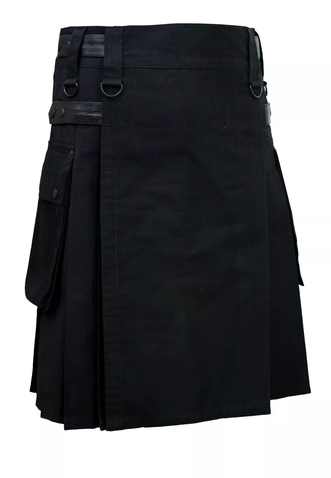 Leather Strap Utility Kilt for Men - $523.43 MXN