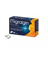 MIGRALGIN 20 tablets for migraine headaches - very effective - £15.58 GBP