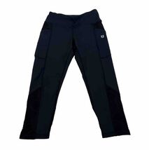 Eleven By Venus Williams Black Cropped Leggings Mesh Panels Stretch Size... - $18.99
