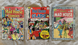 Lote Vintage De 3 Cómics De Archie Serie Mad House [1965-1978] Glads - £16.36 GBP