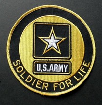 Army Soldier For Life Embroidered Jacket Patch 5 Inches - $8.50