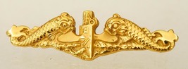 Vintage Military US Navy Submariner Insignia Pin Balfour 1/20 10KT Gold Filled - $163.34