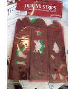Tracing Drawing Strips holiday Objects Plastic Party Favors 12 Piece Pac... - $146.82 MXN