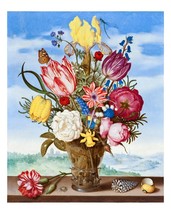 12290.Decoration POSTER.Room interior wall art decor.Flowers in Vase pai... - €14,63 EUR+