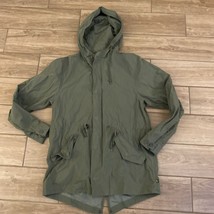 Alpha Industries Field Hooded Coat Size Mens M Medium Olive Green - $109.99