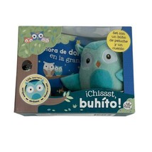 Children’s Spanish Book ¡Chissst Buhito Hora De Dormir En La Granja Owl Plush - £19.84 GBP