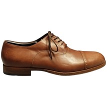 HUGO BOSS Oxford Dress Shoes Mens US Size 8 Brown Upper Leather Lace Up ... - $69.59