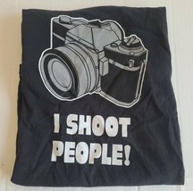 I Shoot People Camera Photography Shirt Men's Size Medium - $14.31
