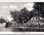 Montmagny Inn And Bridge Montmagny Quebec Canada UNP WB Postcard M5 - £3.06 GBP