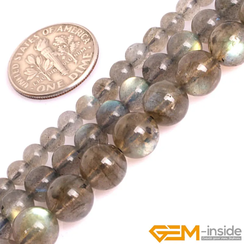 AAA Grade Natural Genuine Blue Rainbow Labradorite Stone Beads DIY For Jewelry - £14.04 GBP+