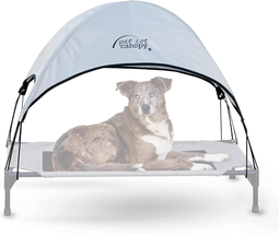 K&amp;H Pet Products Pet Cot Canopy - Gray, Large 30 X 42 Inches - £34.02 GBP