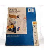 HP Inkjet Tri-Fold Brochure Paper Matte Finish 8.5x 11 Pre-Scored 98/100... - €14,44 EUR