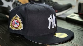 New Era 5950 Yankees 1950 World Series Navy Blue Baseball Fitted Hat Men 7 7/8 - £34.16 GBP