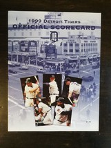 1999 Detroit Tigers Scorecard vs Kansas City Royals - £5.51 GBP