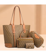 4pcs Bag Set Women Totes Shoulder Bag Cross Body Pouch Cosmetics Bags Pu... - $58.80 CAD