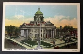 Somerset County Court House Pennsylvania Penna Linen PC Posted 1947 - £2.61 GBP