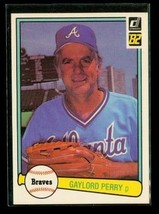 Vintage 1982 Donruss Baseball Trading Card #543 Gaylord Perry Atlanta Braves - £6.72 GBP