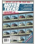 Motor Trend 1982 3 Magazine Lot April July August - $6.92 CAD