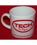 TECH TIRE REPAIRS Ceramic Promo COFFEE MUG CUP Wheels Cars - $368.87 MXN