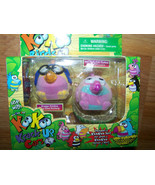 Koo Koo Zoo KooKoo Flocked Birds 2 Pack Bird of Paradise &amp; Bug Eyed Fezz... - £9.49 GBP