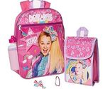 Jojo Siwa 16&quot; Backpack 5Pc Set with Lunch Kit, Bottle, Pencil Case and C... - $24.99