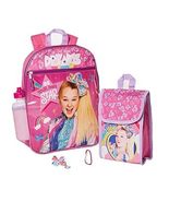 Jojo Siwa 16&quot; Backpack 5Pc Set with Lunch Kit, Bottle, Pencil Case and C... - £19.95 GBP