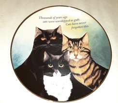 Cattitude Maren Schaffer Danbury Mint Coll Plate  It&#39;s a Cat&#39;s World Series - £46.85 GBP