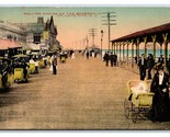 Rolling Chairs on Boardwalk Atlantic City New Jersey NJ UNP  DB Postcard... - $2.92
