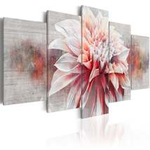 Tiptophomedecor Stretched Canvas Floral Art - Beautiful Lady - Stretched &amp; Frame - £71.93 GBP+