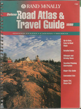 Deluxe Rand McNally Road Atlas &amp; Travel Guide 1995 - £7.96 GBP