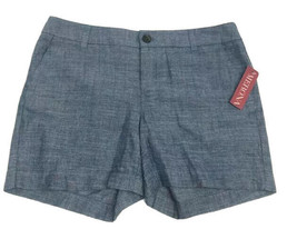 Merona Juniors Short Shorts Blue 100% Cotton Sizes 6 - 8 with 3&quot; Inseam - £15.72 GBP