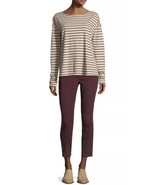 NWT Women&#39;s Current/Elliott &quot;The Stiletto&quot; Wine Corduroy W/ Cut Hem Pant... - £37.47 GBP