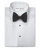 Martino Collection ~ White ~ Button Up ~ Uniform ~ Tuxedo Shirt ~ Size L... - £17.57 GBP