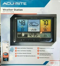 AcuRite - 02098 - Digital Weather Station Color Display Weather Clock - Black - $79.95