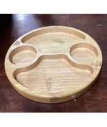 Woodard and Charles Elan 14&quot; Double Chip and Dip 4 Section Wood Tray - €17,06 EUR