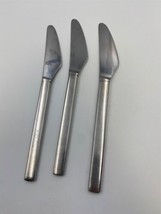 Georg Jensen Stainless Steel Tanaquil Denmark Set Of 3 X Dinner Knives - $39.99