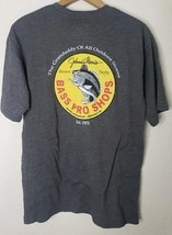 Bass Pro Shop Johnny Morris TShirt SIZE SMALL Double Sided NATIONAL HEAD... - $241.14 MXN