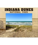 Indiana Dunes National Park Laser Engraved Wood Picture Frame Landscape ... - $30.99