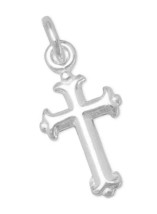 925 Sterling Silver Cross Pendant | Dangle | - $91.68