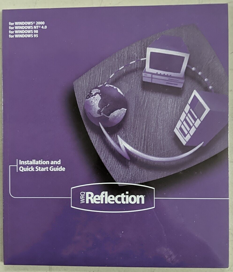 WRQ Reflection Installation and Quick Start Guide For Windows 2000 NT 4.... - $19.80