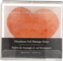 Evolution Salt - Heart Shape Massage - Cleansing Stone Himalayan Salt 6-7 oz - £18.53 GBP