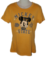 Disney Parks Mickey State Golden Yellow Disney Sports Team Mickey Mouse ... - $13.20 CAD